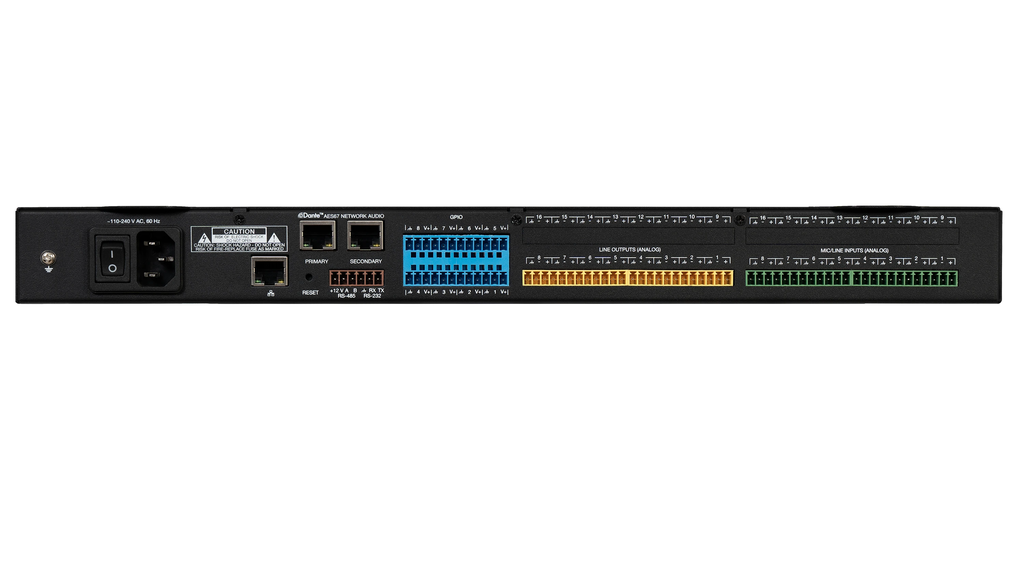 Bộ xử lý ma trận âm thanh số 8x8 tích hợp DSP và DANTE FONESTAR NMX-88D