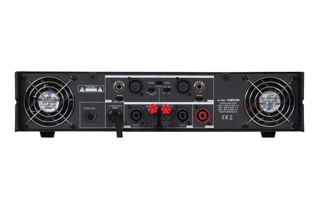 Bộ tăng âm 2 kênh công suất 2x600W Fonestar Model: SA-1208