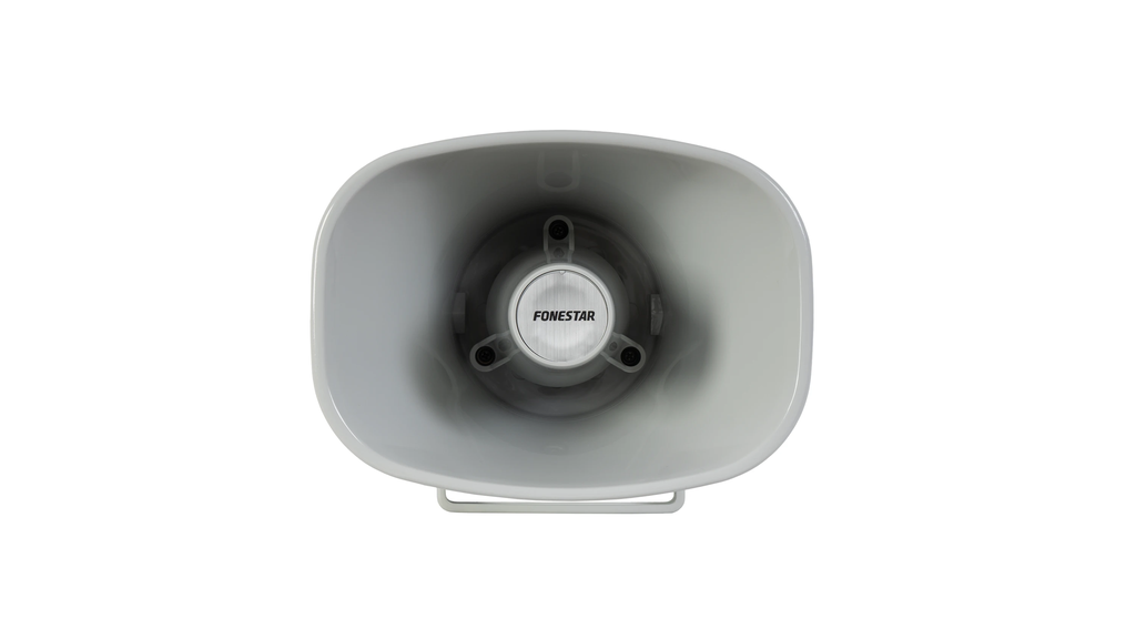 Loa nén thông báo kháng nước công suất 15W, chuẩn bảo vệ IP66, tích hợp biến áp 100V Fonestar VULKAN-15T