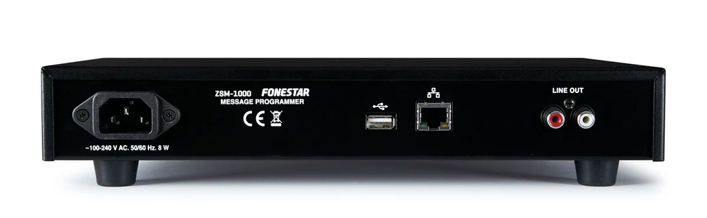 Bộ lập trình tin nhắn, trình phát nhạc nền và máy khách SIP FONESTAR ZSM-1000