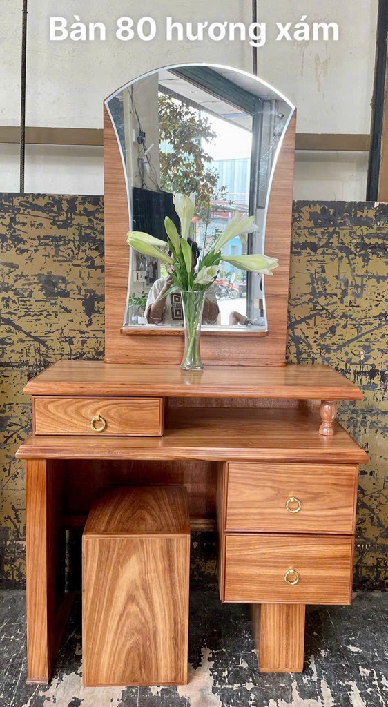 Bàn phấn hương xám MS 370