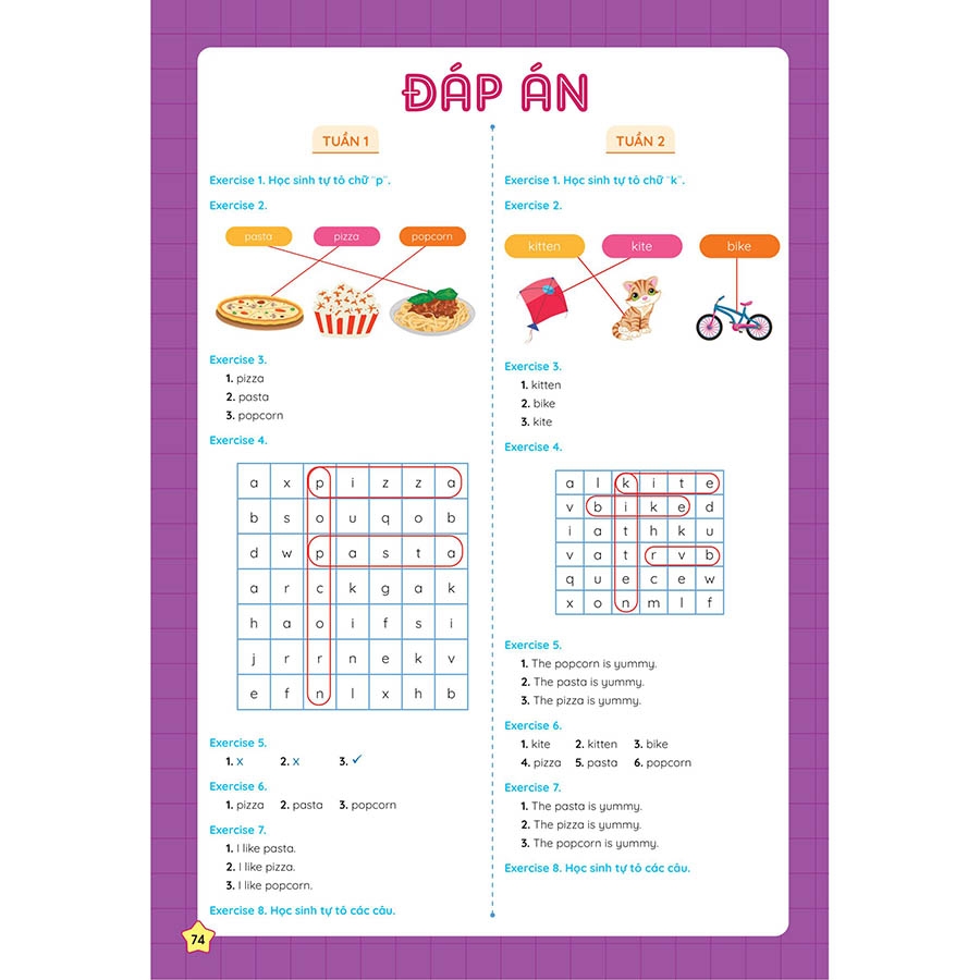 BÀI LUYỆN TẬP TIẾNG ANH LỚP 2 THEO CHƯƠNG TRÌNH MỚI