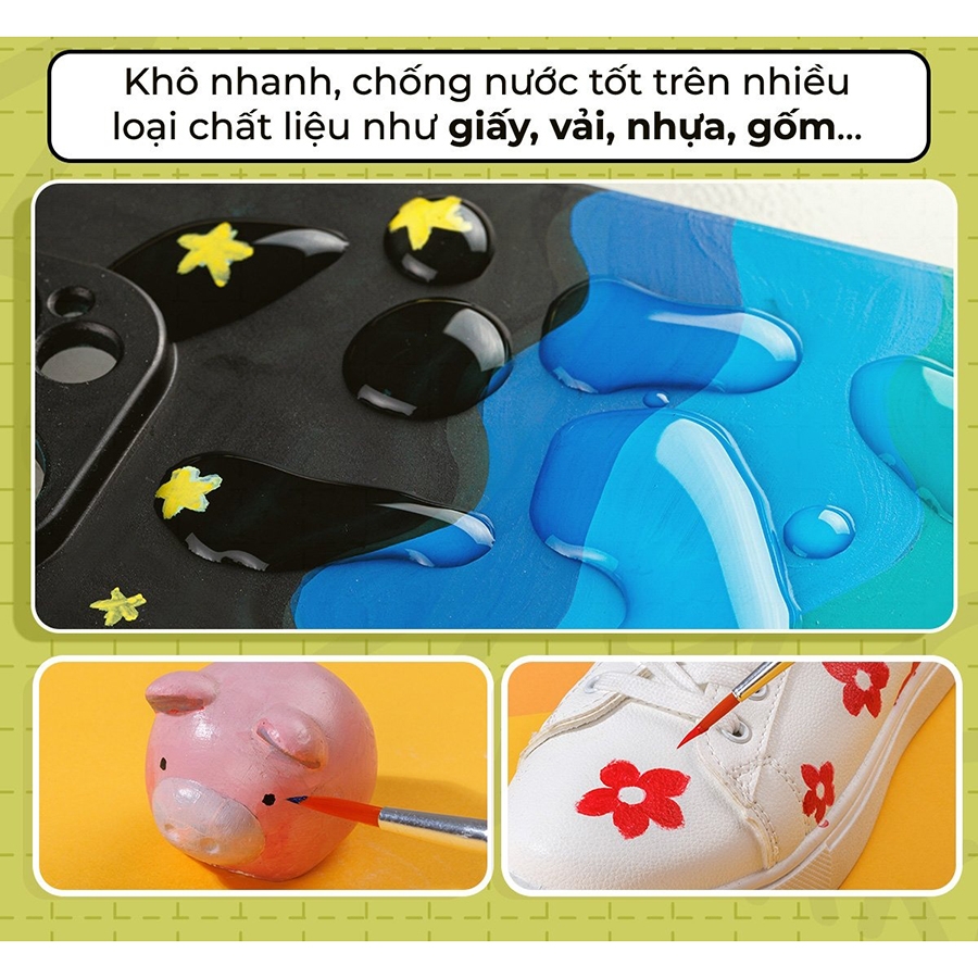 Màu Acrylic Colokit ACR-C009 75ml Cam