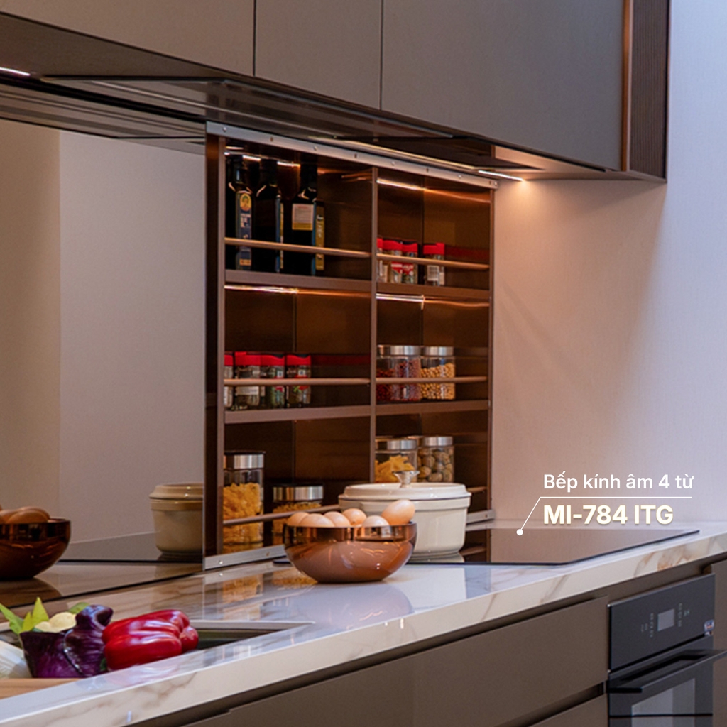 Bếp từ 4 vùng nấu MI784ITG Malloca