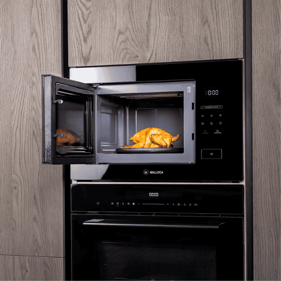 Lò nướng và lò vi sóng âm tủ Malloca