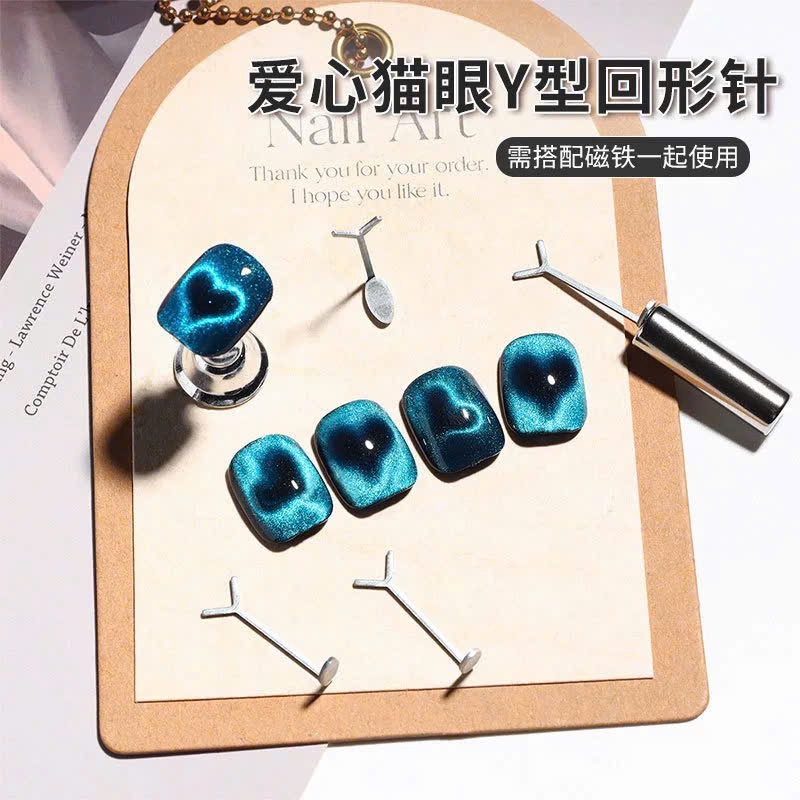 Thanh sắt hơ mắt mèo hình tim bán lẻ 1 cái