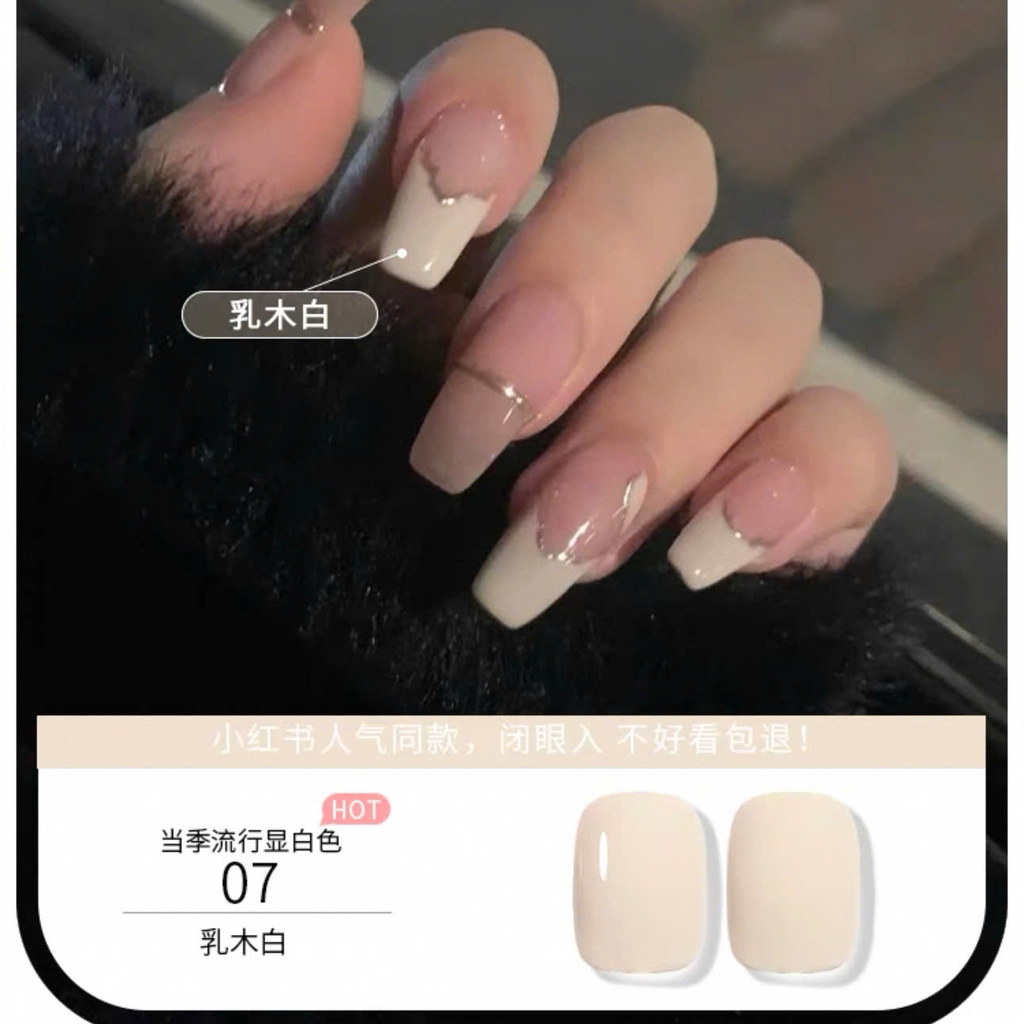 [Aurelia] Sơn gel trắng sữa-xanh kem-trắng sữa dâu