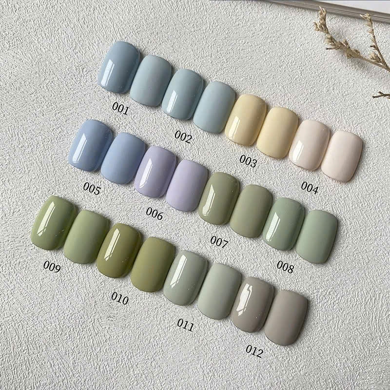 [Aurelia] Sơn gel tone xanh rêu, ghi xám-sơn gel nằm trong bộ sưu tập xuân hè mới
