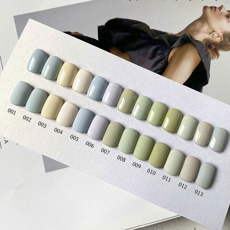 [Aurelia] Sơn gel tone xanh rêu, ghi xám-sơn gel nằm trong bộ sưu tập xuân hè mới