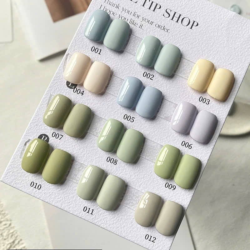 [Aurelia] Sơn gel tone xanh rêu, ghi xám-sơn gel nằm trong bộ sưu tập xuân hè mới