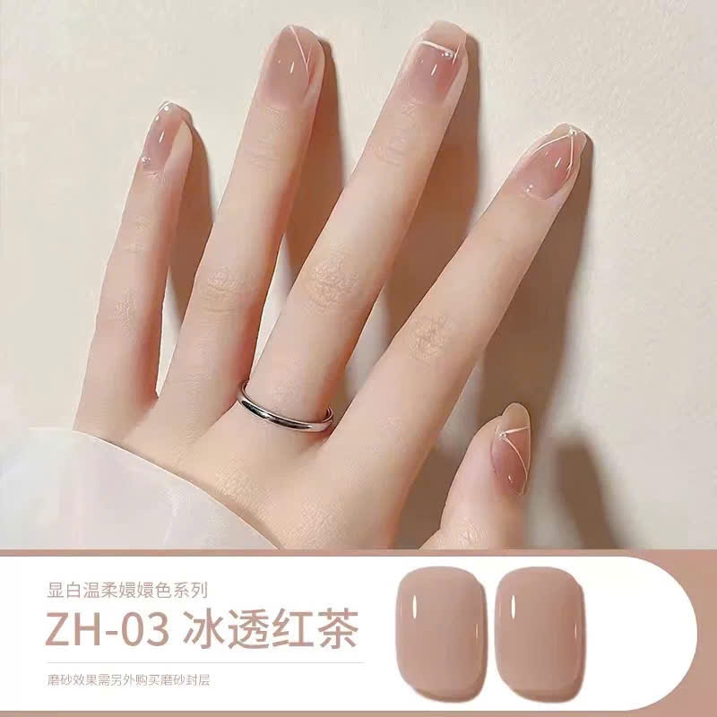 [Aurelia] Sơn gel màu thạch đục-thạch xám ngọc trai ,be hồng dịu-sơn gel bán lẻ 1 chai