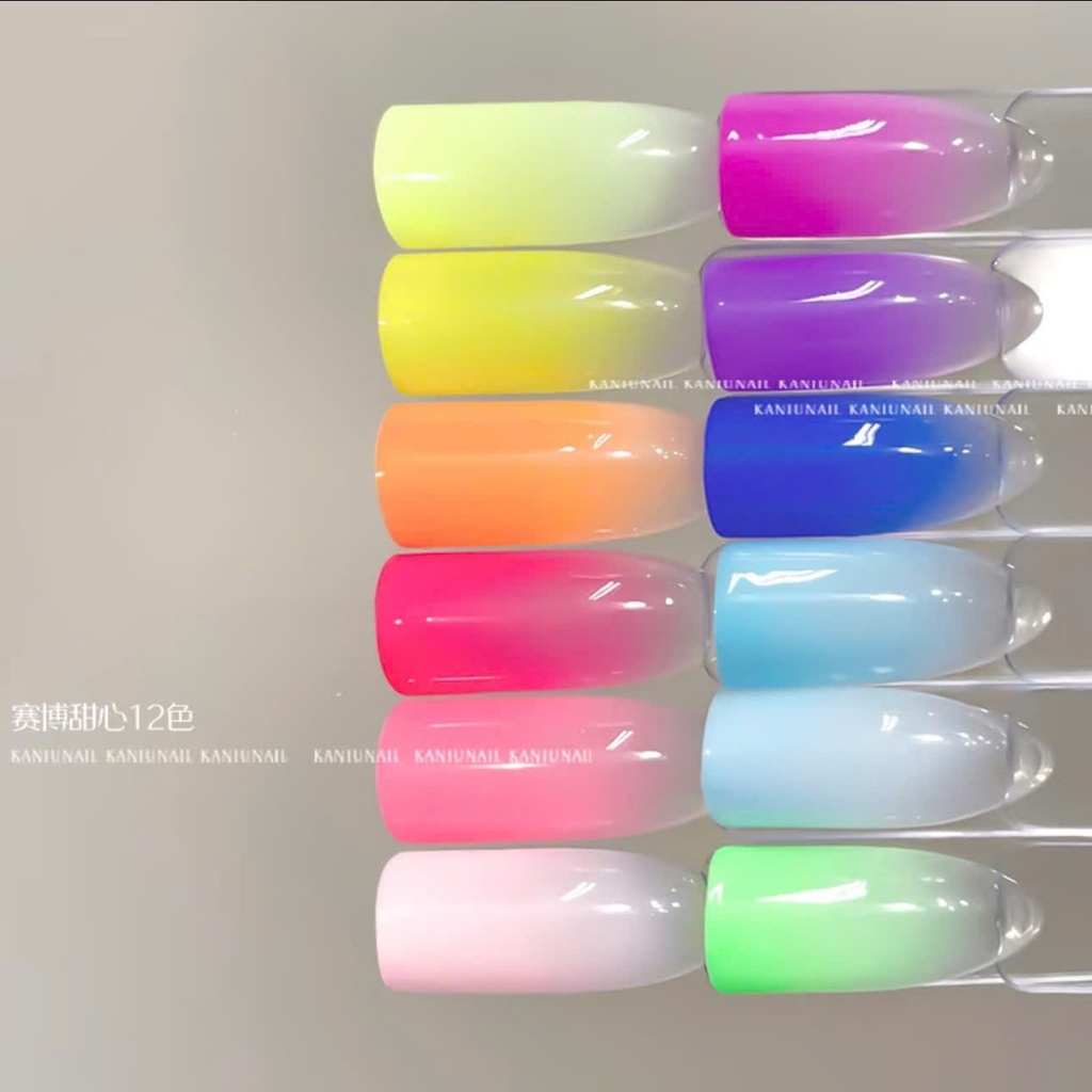 Hũ gel dặm tone neon-gel dặm tone màu nổi bật phong cách y2k