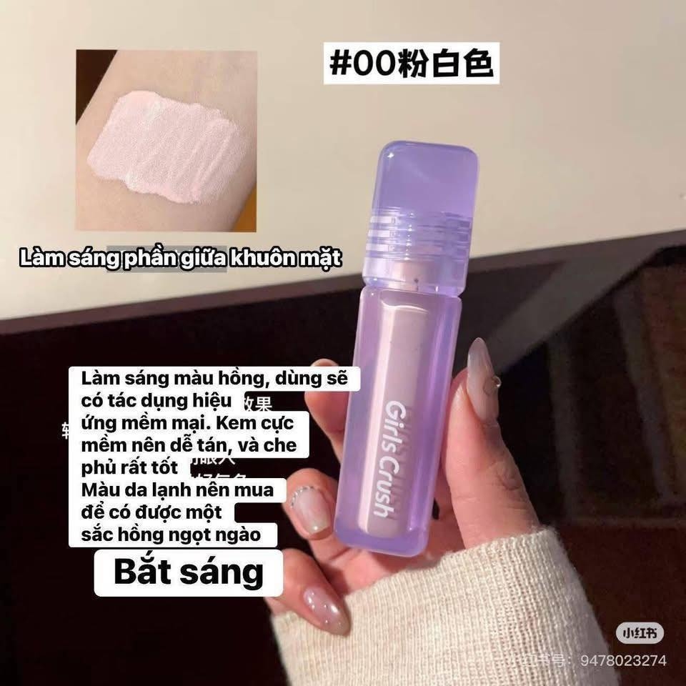 Che khuyết điểm GIRLS CRUSH (tím) - #00 light pink