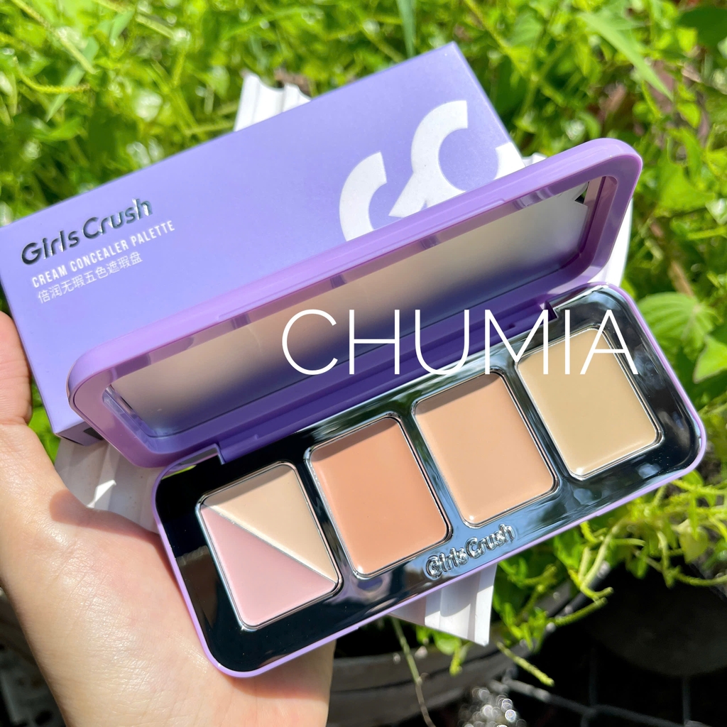Che khuyết điểm GIRLS CRUSH cream (bảng kem 5 ô)