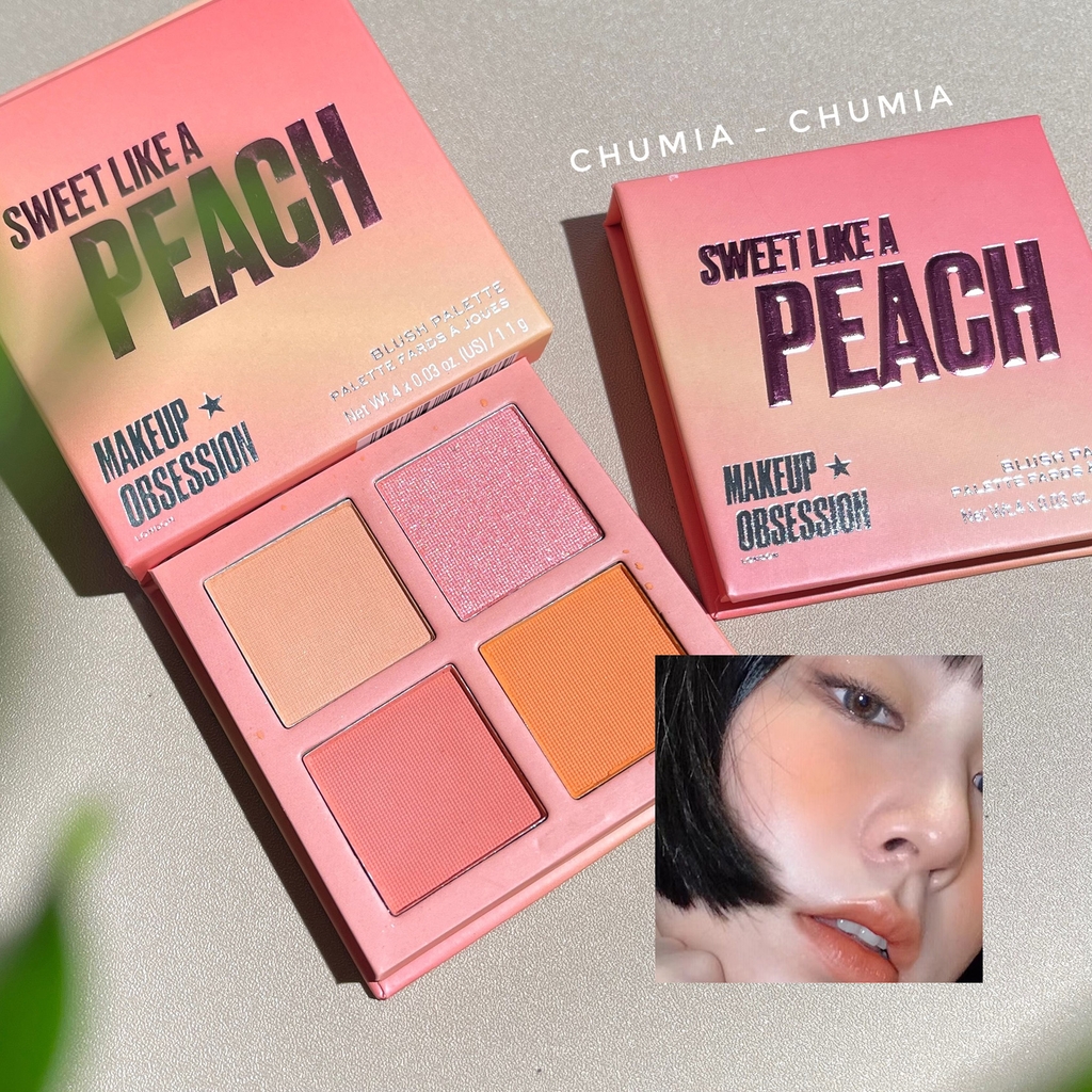 Má hồng REVOLUTION 4 ô sweet like a peach