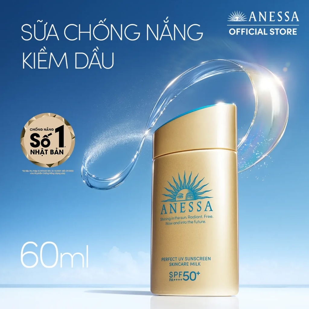 Sữa chống nắng ANESSA perfect uv sunscreen skincare milk 60ml (unbox)