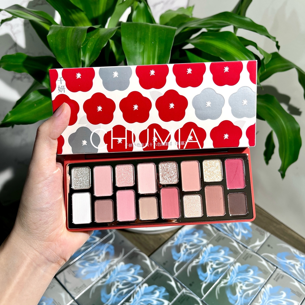 Phấn mắt Cheeryep Qianyan Natural Color 16 ô - #12 (bông hoa)