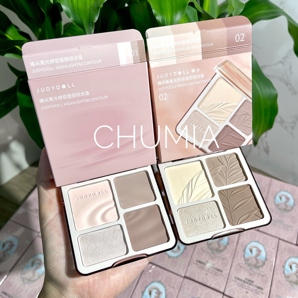 Bắt sáng + tạo khối JUDYDOLL highlight & contour - #01