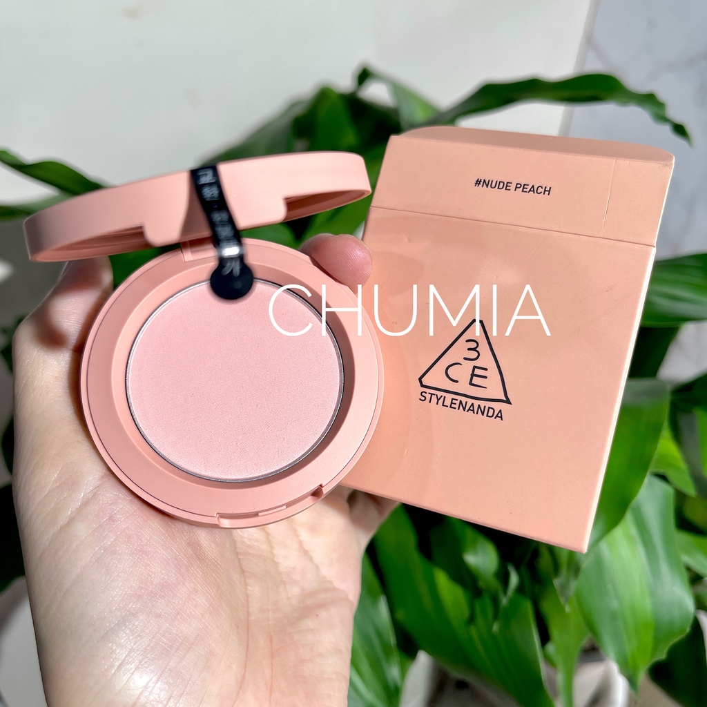 Má hồng 3CE face blush - nude peach