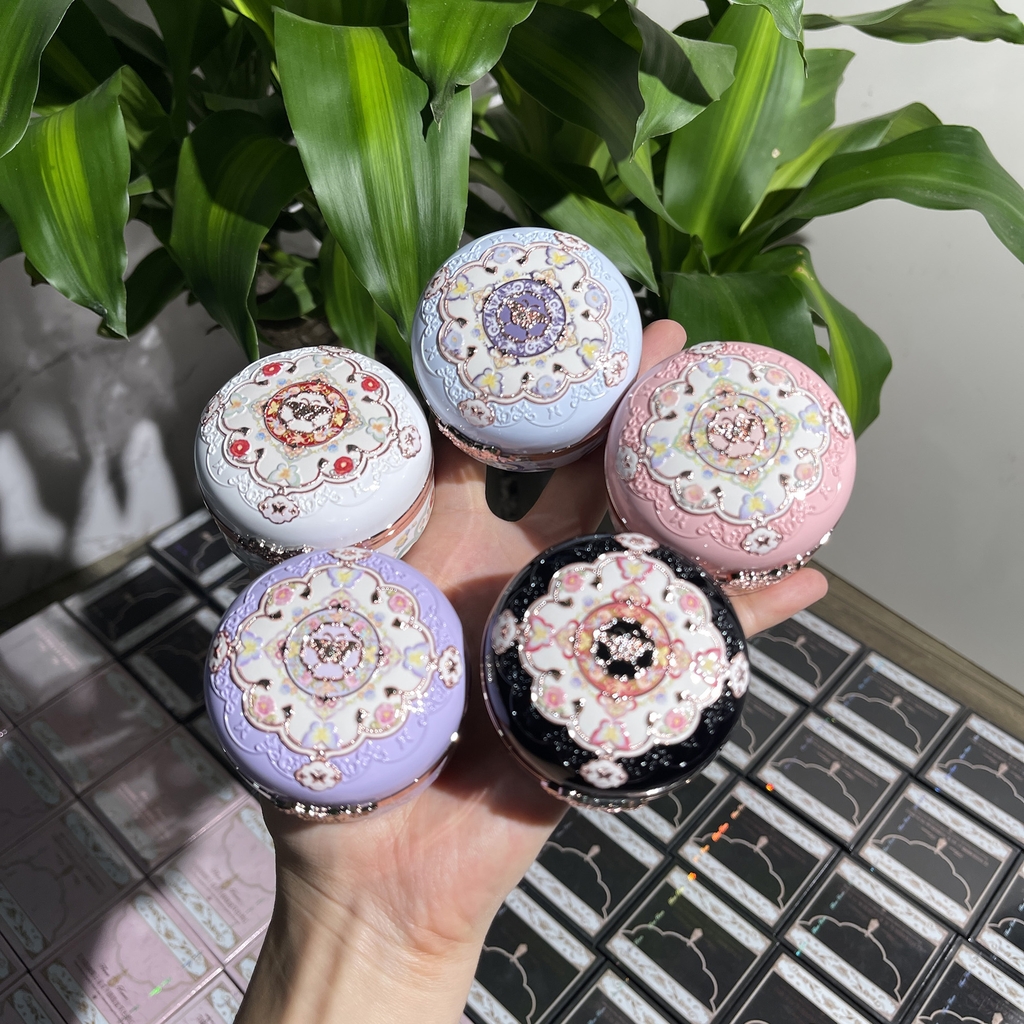 Má hồng FLOWER KNOWS butterfly cloud duo - #01 rouge snow