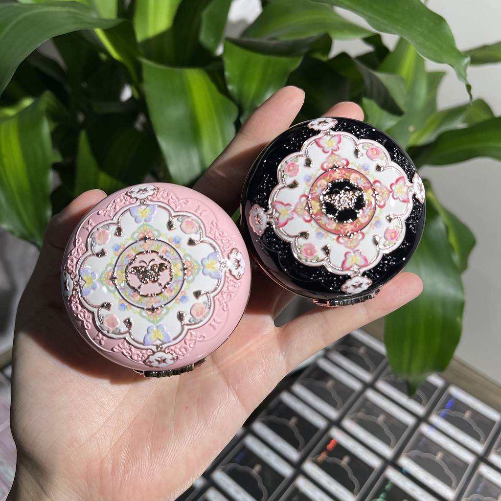 Má hồng FLOWER KNOWS butterfly cloud duo - #01 rouge snow