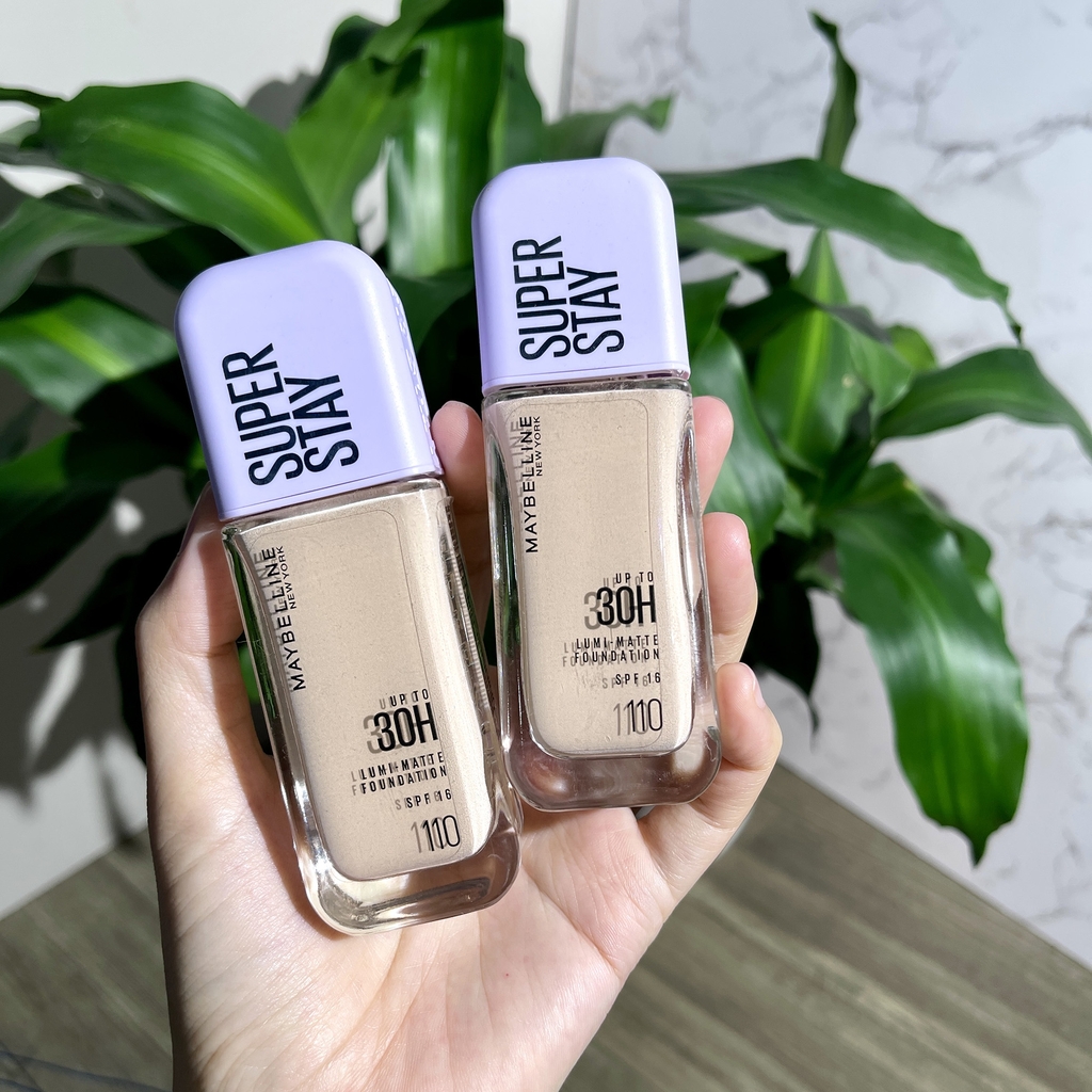 Kem nền MAYBELLINE super stay lumi-matte (nắp tím - việt) - 110