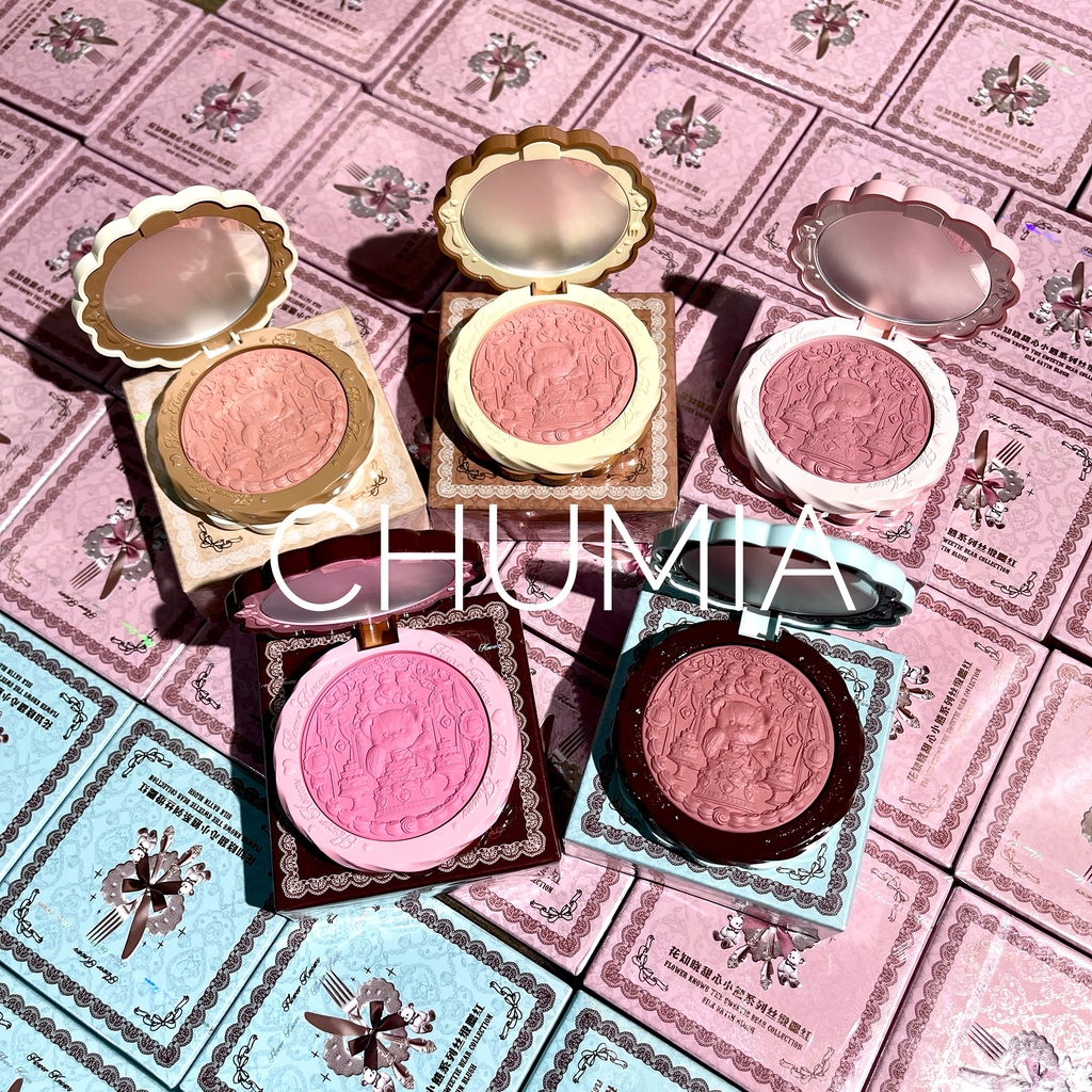 Má hồng FLOWER KNOWS the sweetie bear - #03 rose chanson (GẤU)