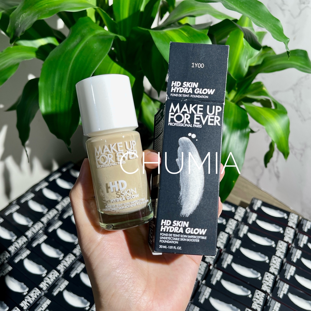Kem nền MAKE UP for ever hd skin hydra glow 30ml - 1R00