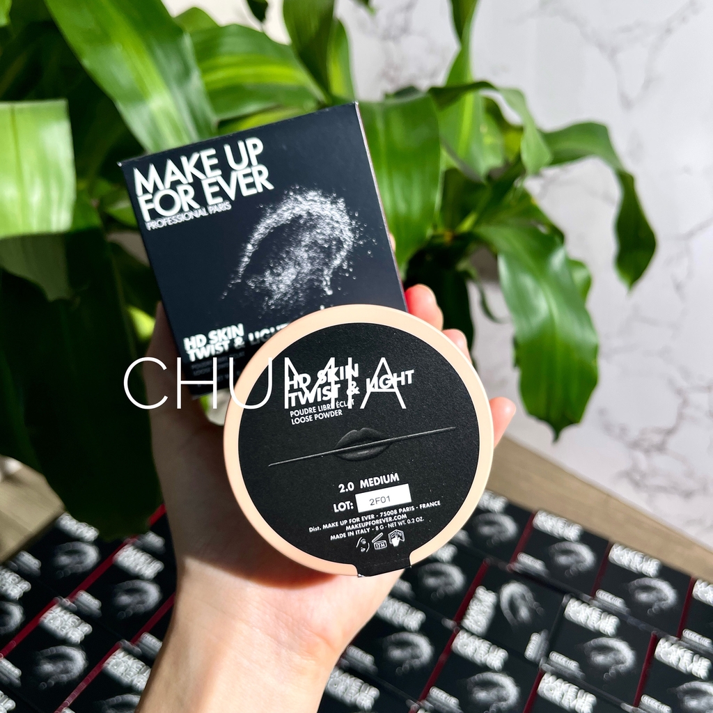 Phấn phủ MAKE UP for ever twist & light 3 màu - 2.0 medium