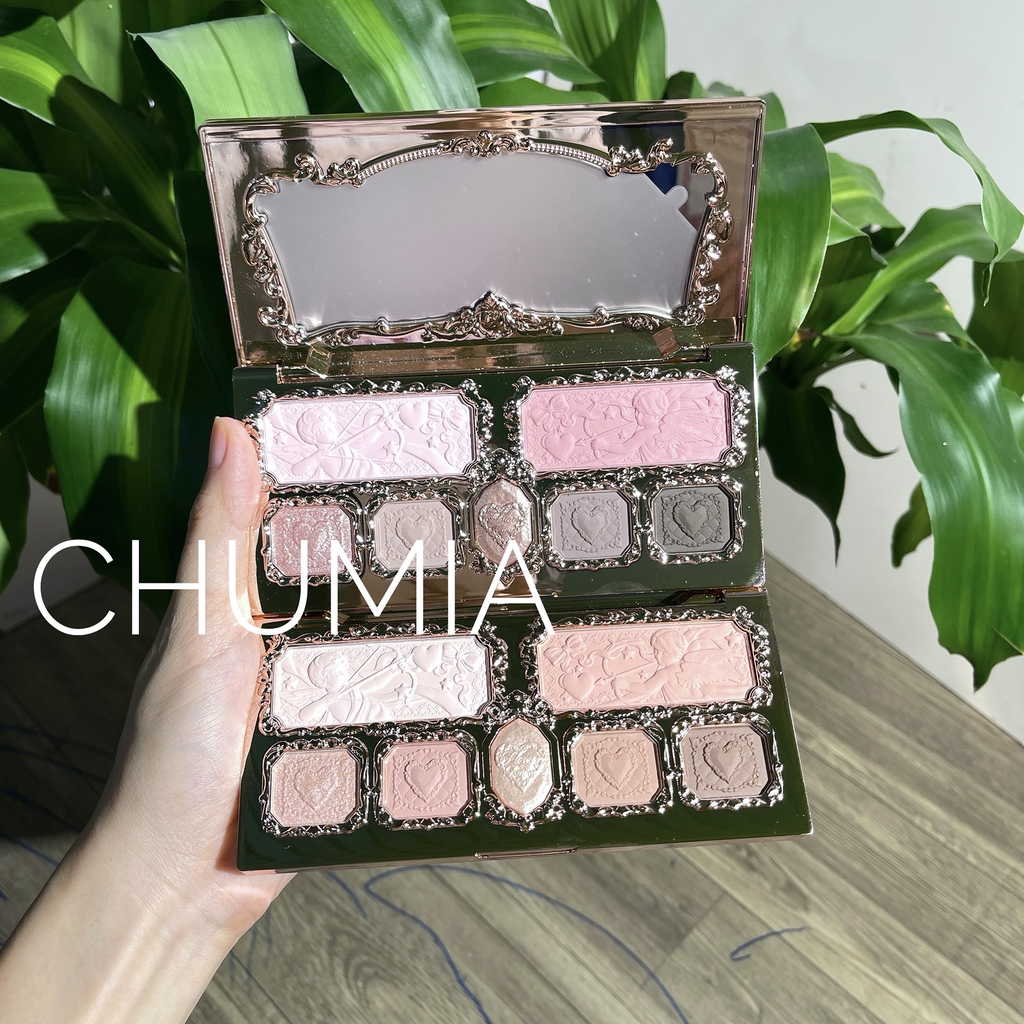 Phấn mắt FLOWER KNOWS strawberry cupid - #02 quả dâu hồng