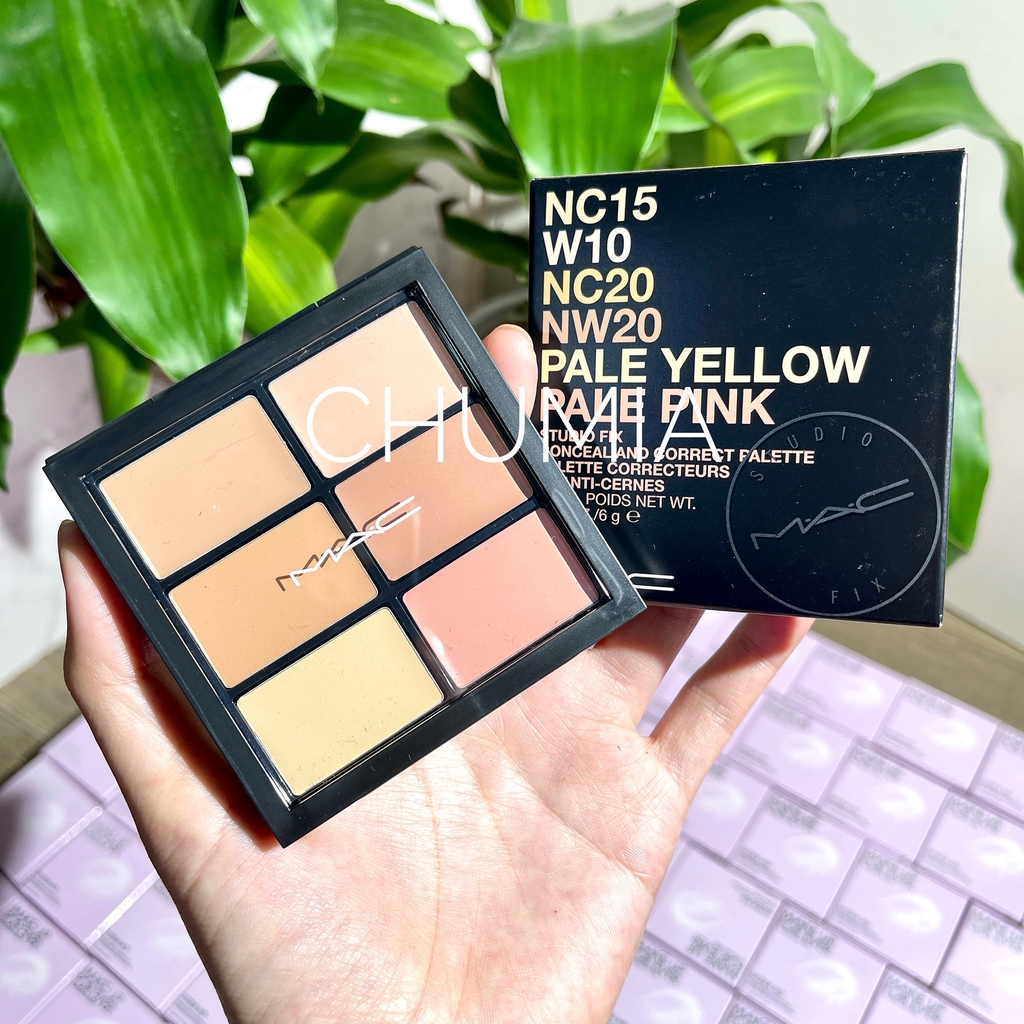 Che khuyết điểm MAC Studio fix 6 ô - tone light