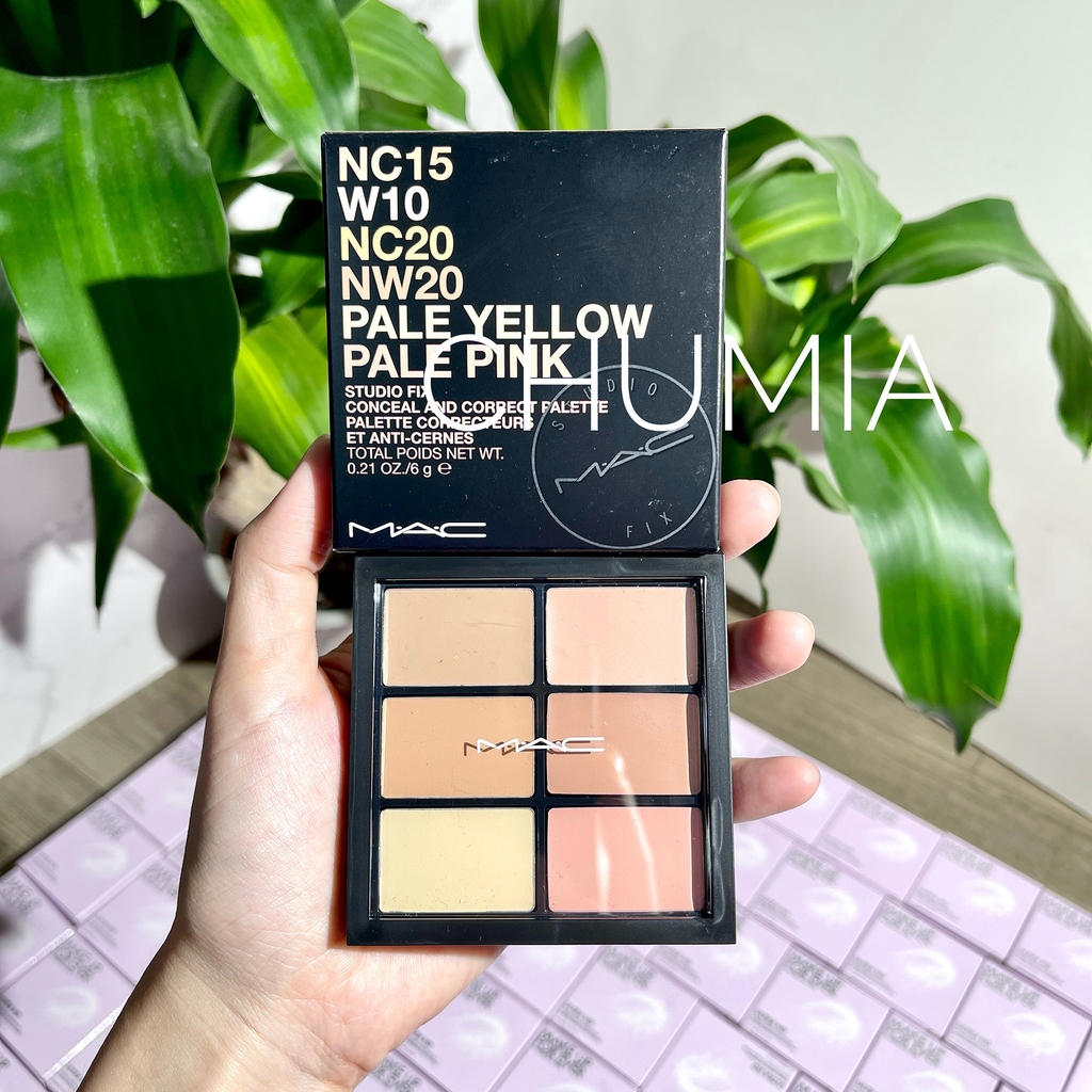 Che khuyết điểm MAC Studio fix 6 ô - tone light