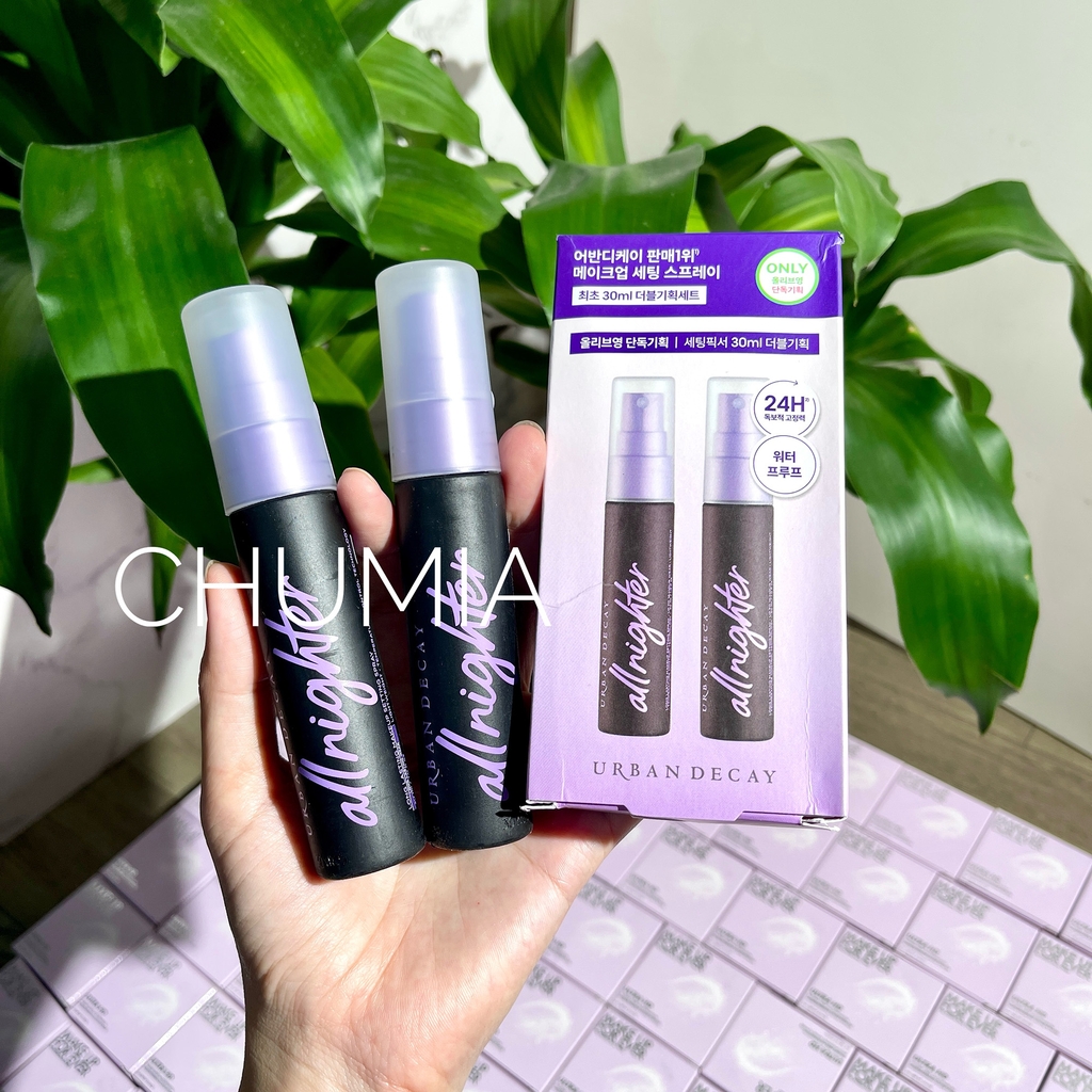 Xịt khoá nền URBAN DECAY all nighter 30ml (tách set kô hộp)