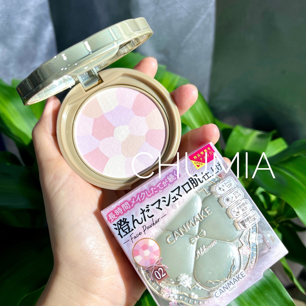 Phấn phủ CANMAKE abloom - 02 (lõi hồng)