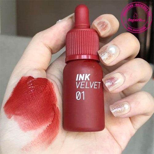 Son PERIPERA ink velvet tint - #01 good brick