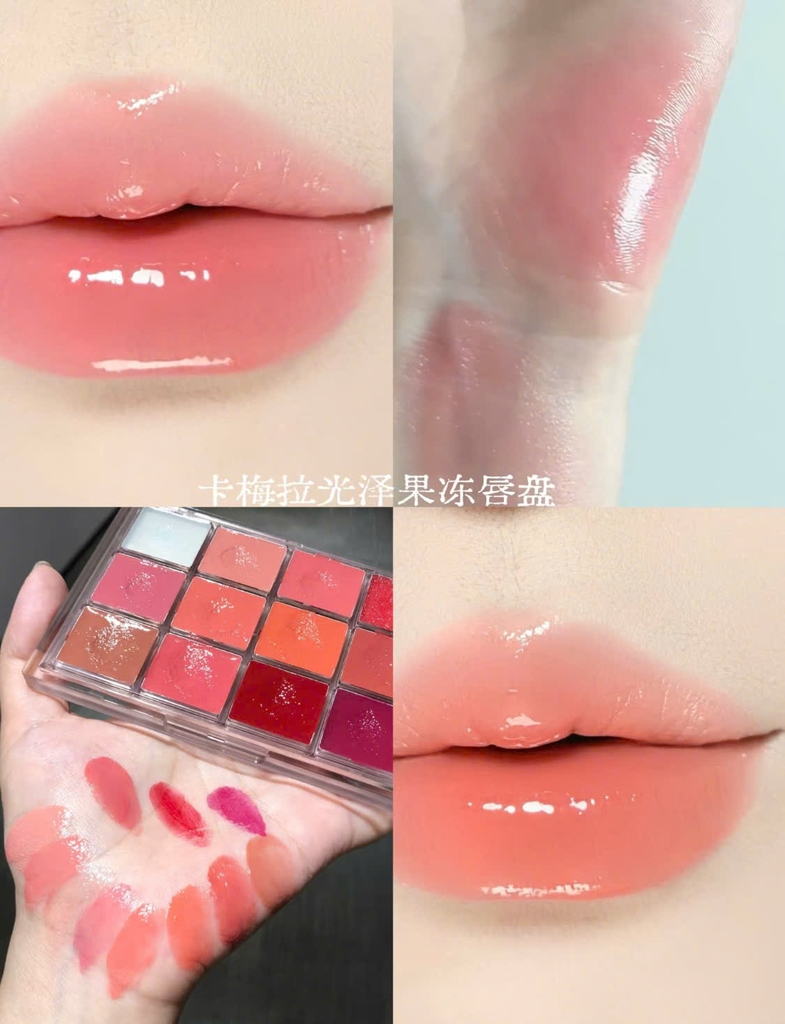Bảng son CARMELA velvet mist lipstick - #07 white moonlight