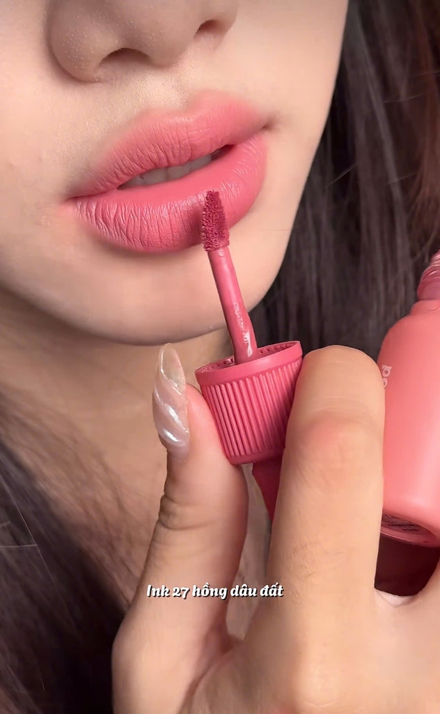 Son PERIPERA ink velvet tint - #27 strawberry nude