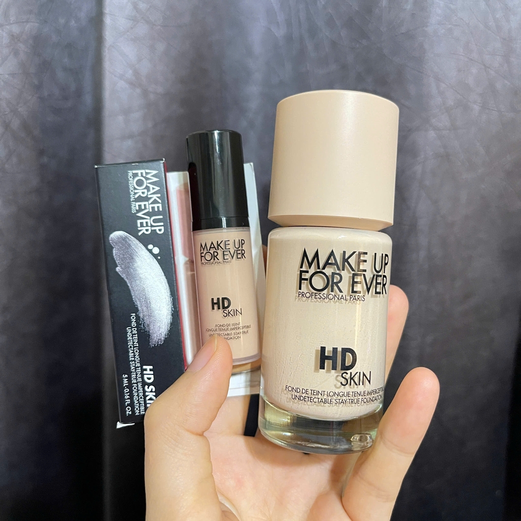 Kem nền MAKE UP for ever hd skin mini 5ml - #1R02