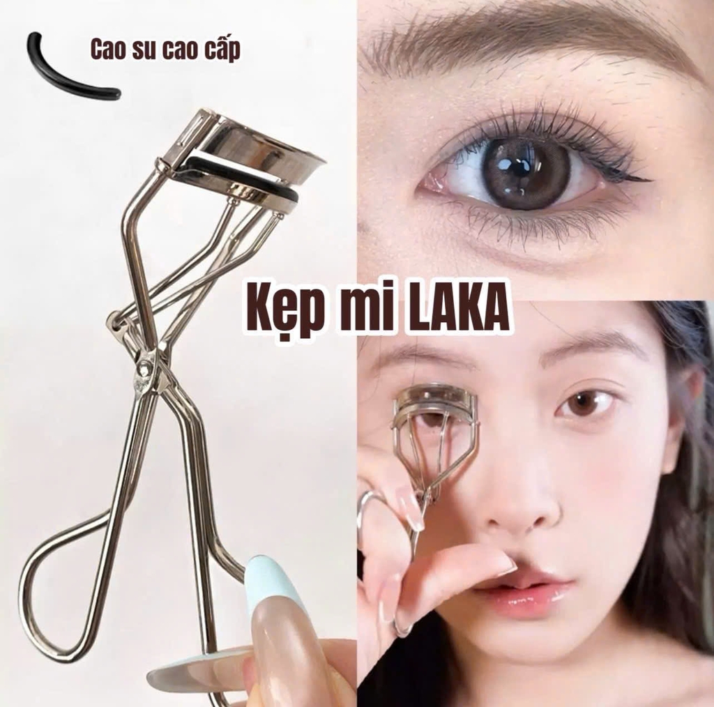 Kẹp bấm mi LAKA recourbe-cils - #thép lì