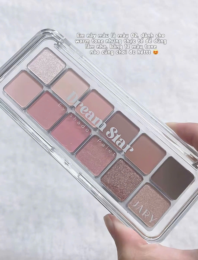 Phấn mắt JARY dream star - #02 warm pink