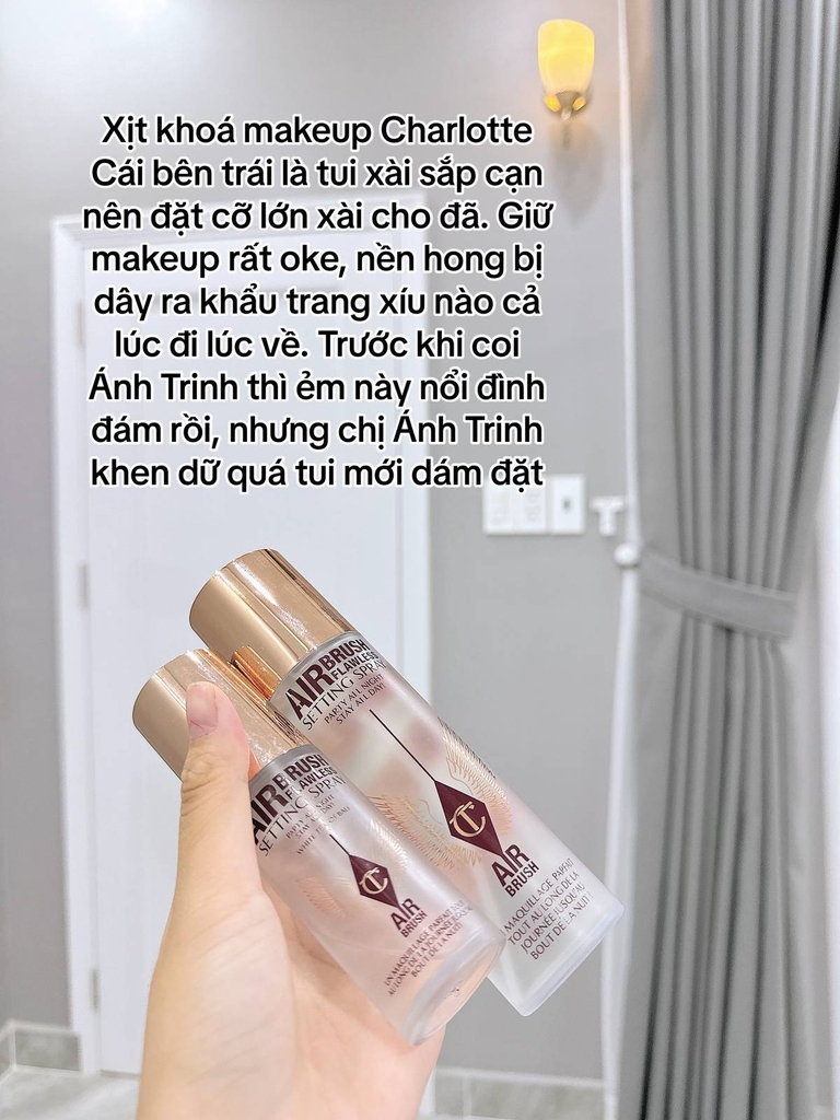 Xịt khoá nền CHARLOTTE tilbury airbrush flawless 100ml