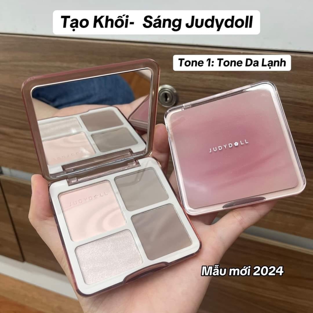 Bắt sáng + tạo khối JUDYDOLL highlight & contour - #01
