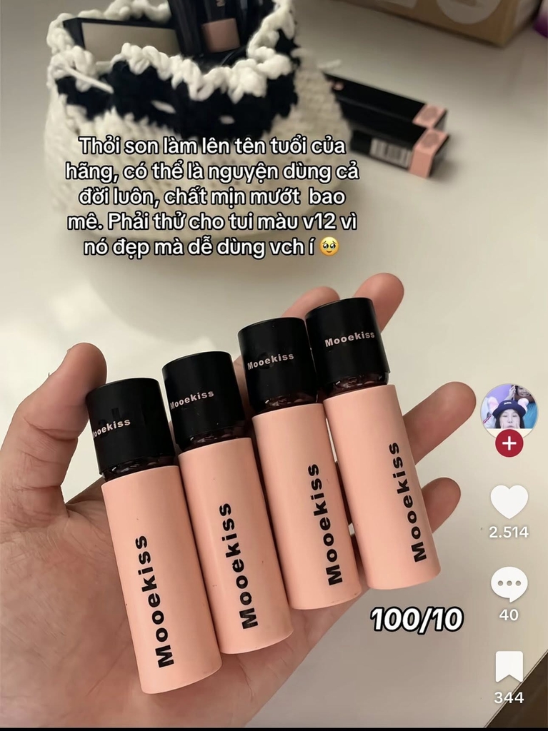 Son MOOEKISS velvet lip mud - #V01