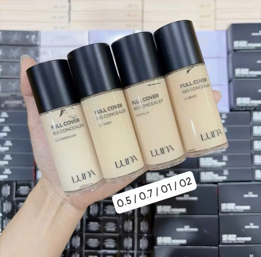 Che khuyết điểm LUNA BIG long lasting 40g - #1 vanilla