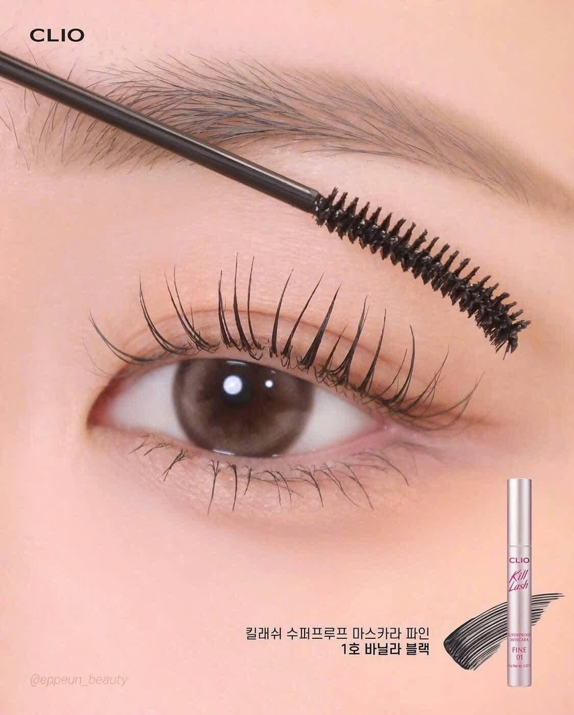 Mascara CLIO kill lash fine 6.5g - #01 vanilla black