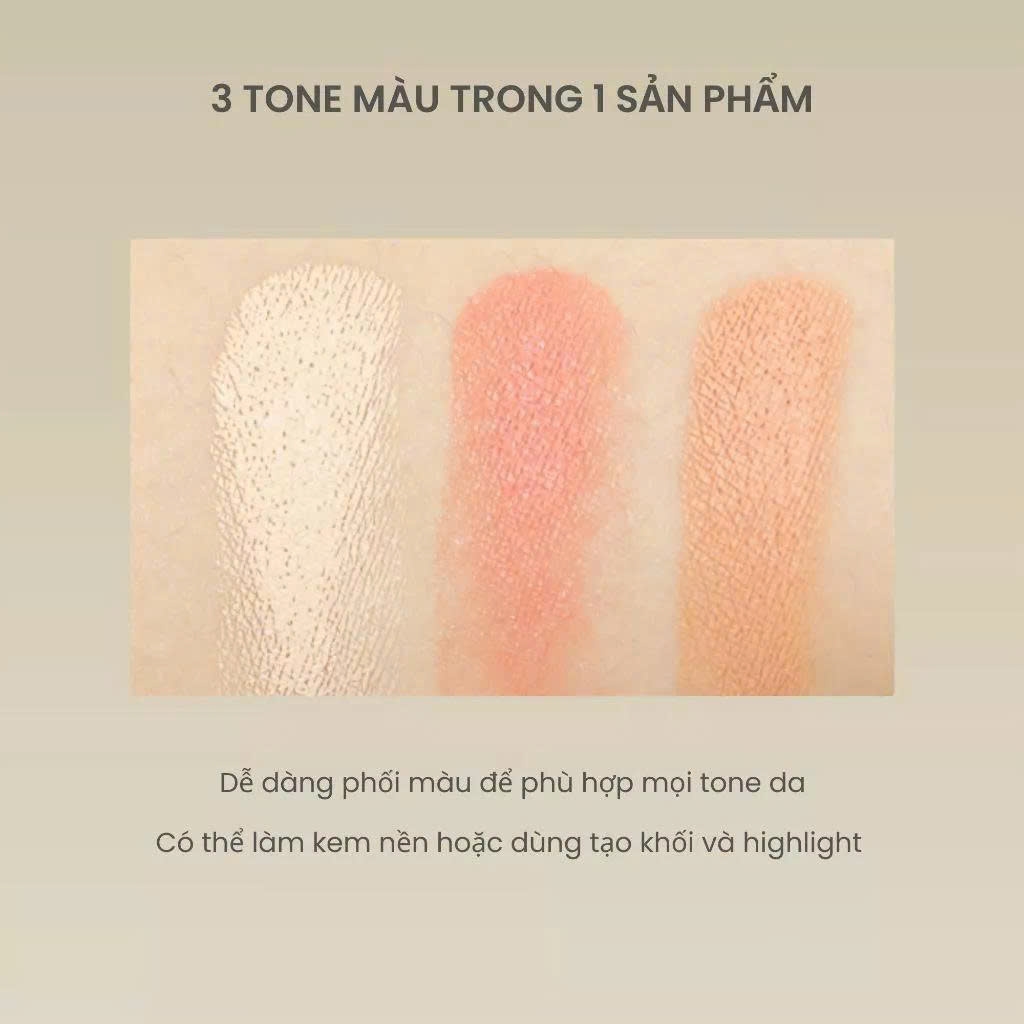 Che khuyết điểm REVECEN 3 complex - #lavender+green+ivory