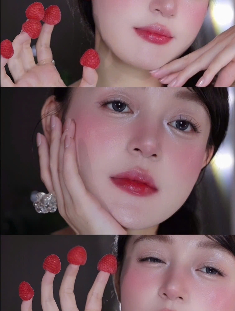 Bảng son CARMELA velvet mist lipstick - #07 white moonlight