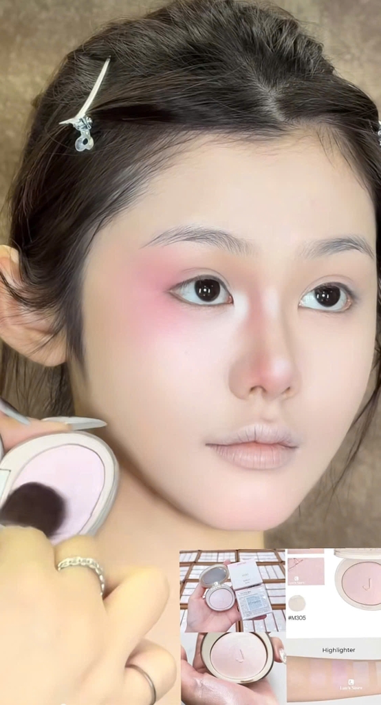 Phấn phủ tâm mặt, bắt sáng JOOCYEE - Màu M305 Pink Shell
