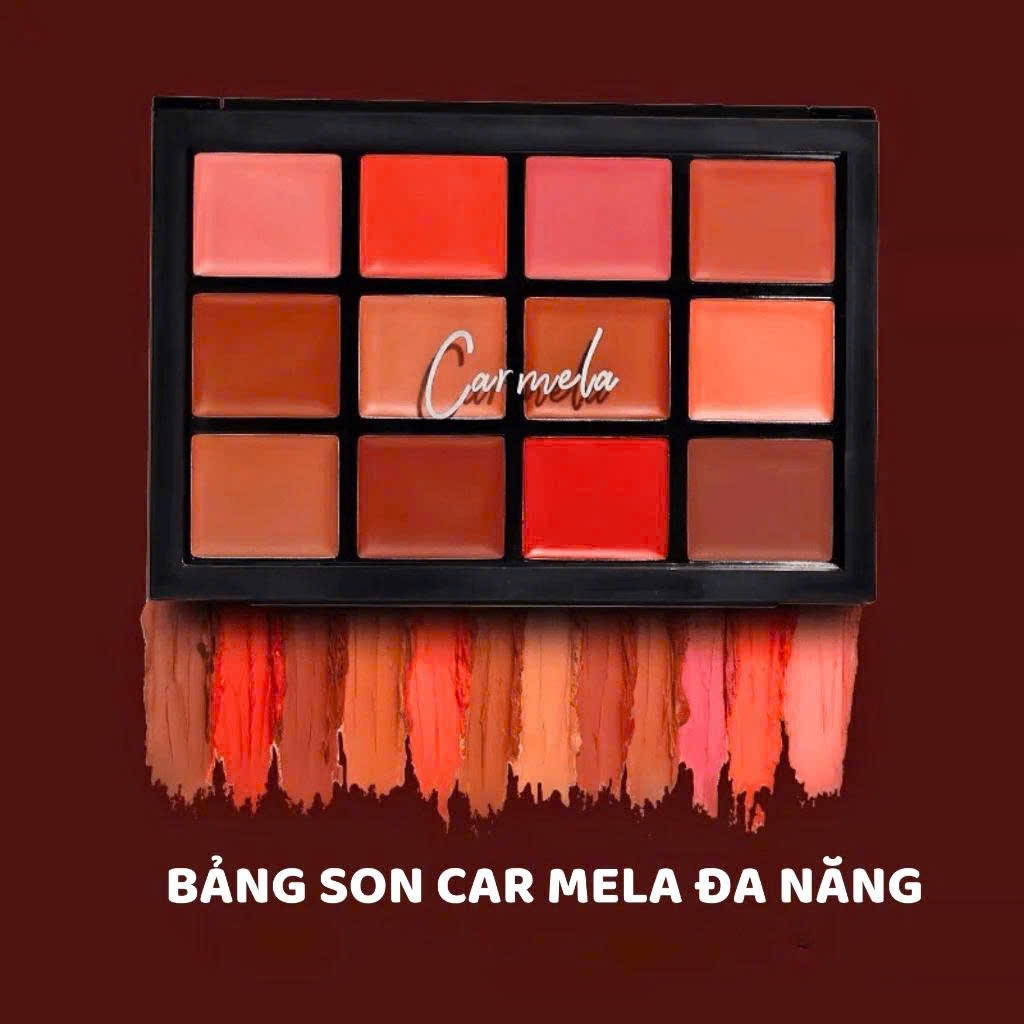 Bảng son CARMELA fog face velvet lipstick (mới 2026)