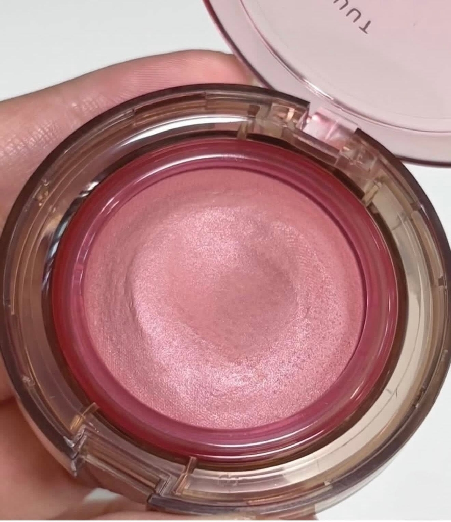 Má hồng 3CE Bouncy Blur Balm - #Pink Petal
